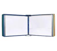 Wall Mounted Flip Book Display - A3 File Folder with 20 Pockets for Organizing and Displaying Posters and Documents