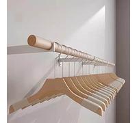Wall Mounted Floating Clothes Rack - Space-Saving Organizer for Home & Retail, Tidy Rails & Pipe Shelving Display, Stylish Storage Solution