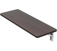 Wall-Mounted Floating Desk for Laptop Foldable Workspace Table DIY Folding Desk with Wall Storage Shelf Compact Study Table for Home Office
