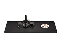 Wall Mounted Floating Shelves with Drop Leaf Table & Computer Desk Sturdy Wood Panel 40 60kg Load Capacity Space Saving Design Black 100x50cm for Home & Office
