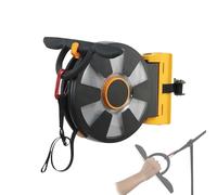 Wall-Mounted Flywheel Workout Station, Multi-Exercise Gym Training Equipment with Roulette Design, Disassemble for Storage, Non-Slip Grip, High Strength Fitness Machine for Home Gym