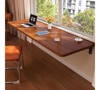 Wall Mounted Fold Down Desk - Space Saving Drop Leaf Table for Kitchen Balcony & Home Office - Compact 70x40CM Design for Small Dining & Work Spaces