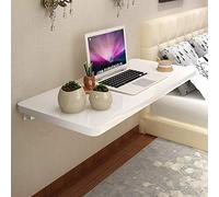 Wall Mounted Fold Down Table, Heavy Duty Space Saving Floating Drop-Leaf Desk for Dining, Study, Kitchen, Laundry, Bar