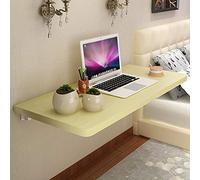 Wall Mounted Fold Down Table, Heavy Duty Space Saving Floating Drop-Leaf Desk for Dining, Study, Kitchen, Laundry, Bar