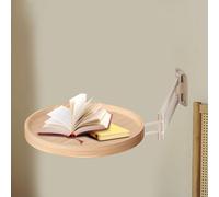 Wall Mounted Folding Bedside Table - Space-Saving Flip-Out Floating Shelf for Bedroom, Study, or Living Room