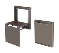 Wall-Mounted Folding Chair, Aluminum Alloy Space Saving Shoe Bench, 90° Foldable, 200kg Capacity, Ideal for Home Entrance, Bathroom, and Shower Use