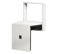 Wall Mounted Folding Chair,Entryway Shoe Changing Stool Bench, Wall Hanging Space Saving Invisible Seat for Hallway Bathroom Living Room Shower Seat,A