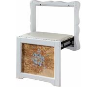 Wall-mounted folding chair, solid wood shoe bench, invisible seat, space-saving changing stool for entryway, porch, bedroom, hidden footrest