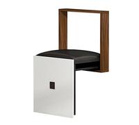 Wall Mounted Folding Chair - Space Saving Shoe Changing Stool Bench for Entryway, Bathroom, Living Room - Invisible Seat for Hallway - Shower Seat - Multipurpose Wall Hanging Seat