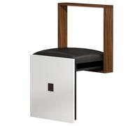 Wall-Mounted Folding Chair, Wall-Mounted Shoe Bench for Entrance, Solid Wood Folding Stool, Retractable Changing Stool, Load 300 Kg, for Hallway, Chair, Hall, Kitchen, Ba