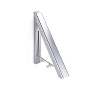 Wall-Mounted Folding Clothes Airer Space-Saving Coat & Shirt Dryer Pull-Out Clothes Hanger for Cupboard Storage Ideal for Small Spaces