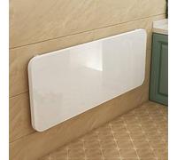 Wall Mounted Folding Desk - Multifunctional Kitchen & Dining Table for Small Spaces Laundry & Workstation - Compact Computer Desk with Brackets (40x30cm)
