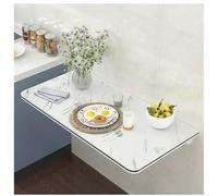 Wall Mounted Folding Desk Space Saving Drop Leaf Table Small Wooden Workbench for Home Office Kitchen Dining Laundry Room140x30cm (55x12in)