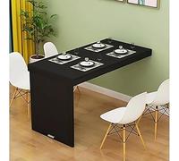 Wall-Mounted Folding Dining Table - Space-Saving Convertible Desk for Small Spaces MDF Wall Table Ideal for Home Office Bedroom Kitchen & Dining Use.