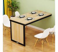 Wall-Mounted Folding Dining Table - Space-Saving MDF Desk for Small Spaces, Multi-Function Home Office & Modern Computer Desk, Stylish & Functional Design