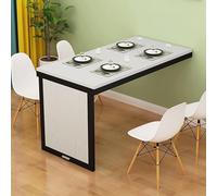 Wall-Mounted Folding Dining Table Versatile wood Fold Up Wall Table for Small Spaces, Convertible Desk Wall Table Computer Desk for Office, Bedroom, Kitchen