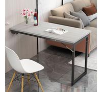 Wall Mounted Folding Dining Table Wooden Drop Leaf DesignFloating Desk FoldDown Work Table for Home Office Laundry Room Ga and Smals