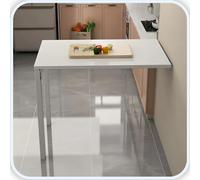 Wall Mounted Folding Drop Leaf Table Heavy Duty SpaceSaving Design for Home Office Dining Kitchen Laundry BarCompact 90×70cm (35×28in) White