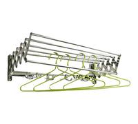 Wall Mounted Folding Drying Rack - Extendable Clothes Horse & Towel Rail for Laundry, Space-Saving Clothes Drying Solut, Ideal for Home & Bathroom Use