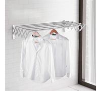 Wall Mounted Folding Drying Rack - Space Saving Clothes Hanr & Towel Rail Holder for Laundry Room nizat - Stylish & Coat Racks