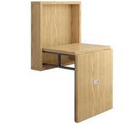 Wall Mounted Folding Shoe Changing Stool, Space Saving Step Stool for Home Entrance, Hidden Footstool for Hallway, Wooden Chair for Balcony and Living Areas