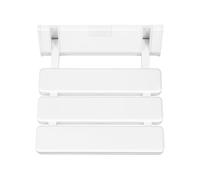 Wall Mounted Folding Shower Seat, Bathroom Wall Bench in Heavy Duty ABS Plastic with High Load Capacity 130kg Ideal for Elderly Pregnant Women 32 * 34cm