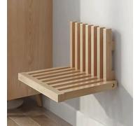 Wall-Mounted Folding Shower Seat, Solid Wooden Foldable Invisible Entrance Shoe Changing Stool, Space-Saving Seat For Entryways, Bathroom, Bedrooms 100kg Weight Capacity