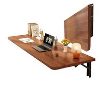 Wall-Mounted Folding Table - Compact Drop Leaf Laptop Desk for Small Spaces, Versatile Wooden Workbench for Kitchen, Bedroom, or Study, Easy Installation, 60x24CM