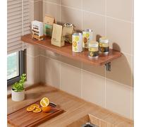 Wall Mounted Folding Table Desk Kitchen Dining Table Floating Foldable Table Laundry Folding Wall Table Space-Saving Wooden Wall-Mounted Easy To Install For Kitchen Laundry Room.