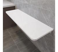 Wall Mounted Folding Table,Fold Down Desk Drop Leaf Table,Wood Floating Desk For Wall,Bracket Heavy Duty Stable Sturdy Wall Table,Wall Desks For Small Spaces,for Apartment, Study, Bedroom,Kitchen ( C