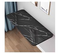 Wall-Mounted Folding Table - Foldable Multi-Functional Desk Modern Sl esign 120cm x 25cm x 1cm Black Stone Grain 60kg/132lbs Capacity Ideal for Home Office Study Space-Saving Solutions