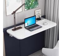 Wall Mounted Folding Table,Folding Wall Mounted Table, Wall Mounted Folding Table For Laundry Room,Small Fold Down Kitchen Table With Steel Bracket Narrow Long Wall Table Fold Down