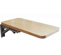 Wall Mounted Folding Table for Kitchen, Dining, Home Office, Wooden Work Desk and Bookshelf, Compact Laptop Computer Table (40x30cm) - Space-Saving Design