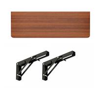Wall Mounted Folding Table for Laundry Room & Home Office Space-Saving Fold Down Desk Multi-Functional Workbench for Study & Kitchen 80X24CM/31.5X9IN