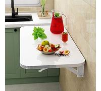 Wall-Mounted Folding Table - Space-Saving Drop-Down Desk for Home & Office - Adjustable Compact Workbench for Dining, Laundry & Versatile Use - Maximize Your Space!