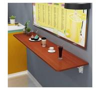 Wall Mounted Folding Table - Space Saving Drop Leaf Design for Small Spaces, Ideal as Dining Table, Hanging Kitchen Table or Floating Laptop Desk