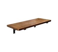Wall-Mounted Folding Table - Space-Saving Drop-Leaf Workbench for Offices, Study Rooms & Restaurants - Compact, Foldable Design for Easy Storage & Versatile Use