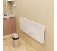 Wall Mounted Folding Table - Space-Saving Floating Desk for Small Spaces, Perfect Laundry & Kitchen Dining Table, Sturdy Wood Design, Max Load 80kg (80x50cm)