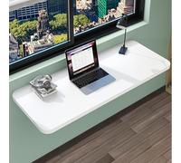 Wall Mounted Folding Table - Space-Saving Fold Down Desk for Laundry Office Kitchen & Workbench - Compact 52x25cm Design for Small Spaces Perfect for Computer Use