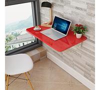 Wall Mounted Folding Table Space Saving Kitchen Desk Wooden Drop Leaf Table Compact Foldable Wall Table for Small Spaces Versatile Floating Desk for Dining and Work.