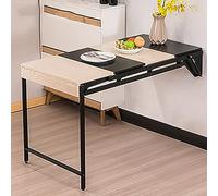 Wall Mounted Folding Table Space Saving Kitchen Dining Desk Compact Computer Table Home Office Workbench Invisible Design for Small Spaces