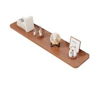 Wall Mounted Folding Table - Space-Saving Laundry & Workstation Desk for Home Office Kitchen Dining - Stylish Walnut Finish Compact 40x30cm Design