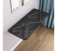 Wall Mounted Folding Table - Space-Saving Wooden Countertop for Kitchen Laundry Office & Restaurant - Easy Assembly Fold Down Design Versatile Floating Dining Solution