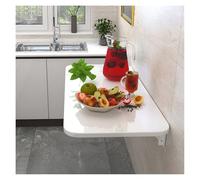 Wall Mounted Folding Table Wall Desk Fold Down, Wall Mounted Folding Table Office Desk, Wooden Wood Wall Mounted Table Kitchen Table, Floating Desk, Wall Mounted Desk, Foldable Wit