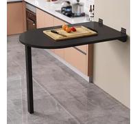 Wall Mounted Folding Table with Legs for Space Saving and Strong Support, Ideal for Dining, Laundry, Kitchen, and Bar Use