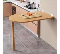 Wall Mounted Folding Table with Legs for Space Saving and Strong Support, Ideal for Dining, Laundry, Kitchen, and Bar Use