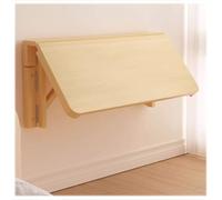 Wall Mounted Folding Table,Wood Space-Saving Drop-Leaf for Laundry, Kitchen, Bedroom,Beige,50X30cm