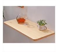 Wall-Mounted Folding Table Wooden Expandable Kitchen Dining Desk Space-Saving Compact Breakfast Table Versatile Workstation Perfect for Small Spaces