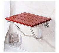 Wall Mounted Folding Wooden Shower Seat 300 lbs Weight Capacity Compact Bath Bench Perfect for Bathtubs & Showers Space Saving Design Ideal Shower Chair for Safety & Comfort.
