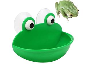 Wall-Mounted Frog Home - Cute Amphibian Nursery Enclosure for Toads & Tree Frogs | Hanging Mini Habitat, Pet Tank, Aquatic Critters Holder for Fish Tank, Desk, Living Room, Or Classroom